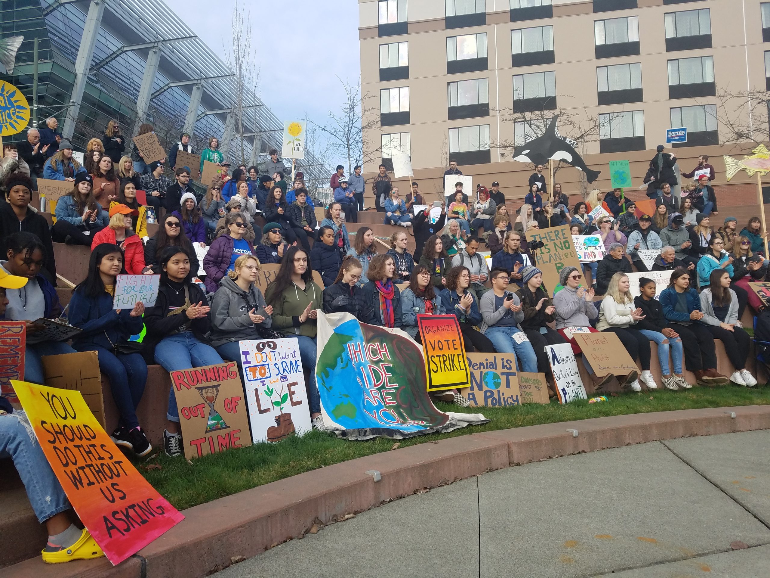 December 6, 2019 Climate Strike in Tacoma, WA