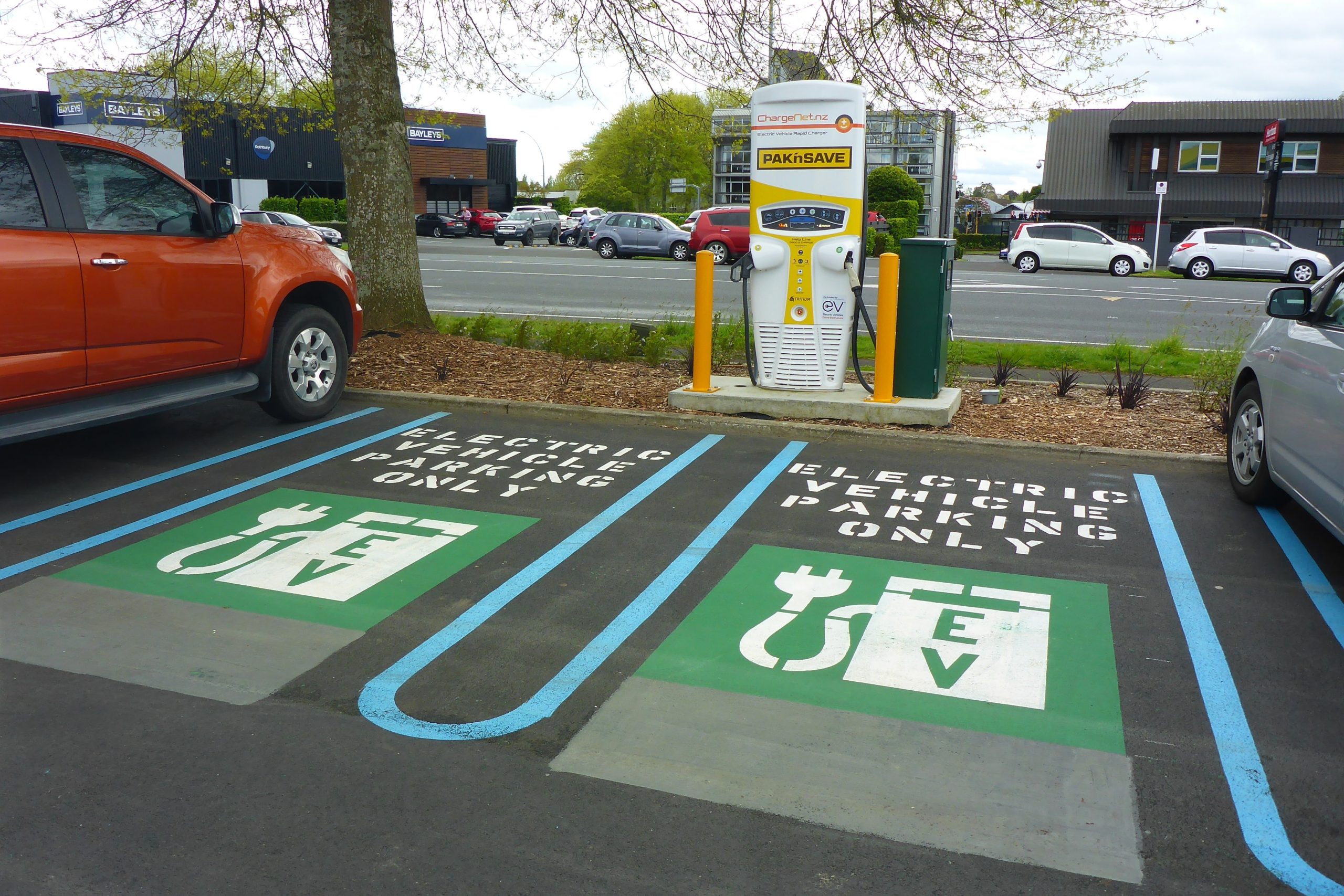 electric car charging station