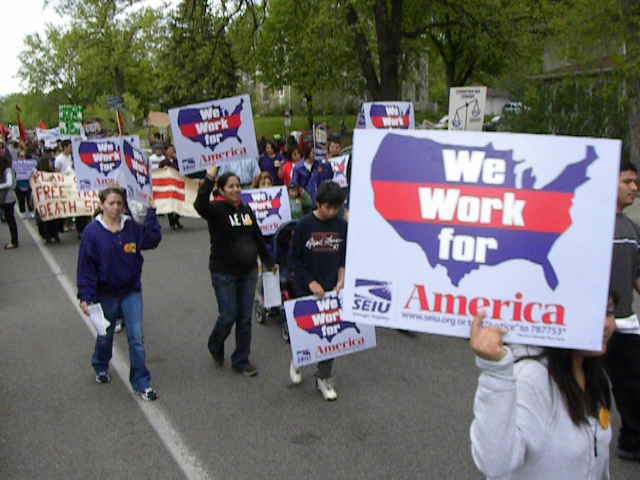 International Workers Day march in Minneapolis