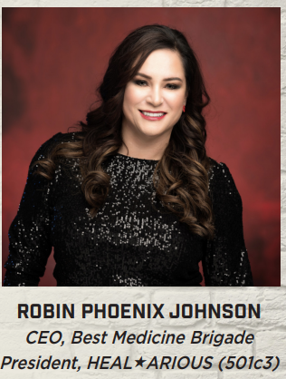 Robin Phoenix Johnson, CEO Best Medicine Brigade